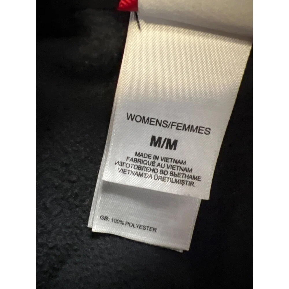 The North Face Women's Black 1/4 Zip Pullover Fleece Shirt/Jacket - M